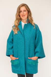 Blue turquoise Kimono Jacket