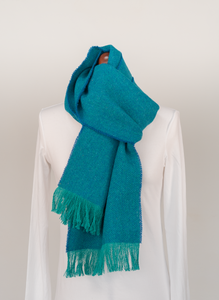 Blue turquoise scarf